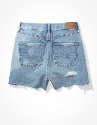 AE Curvy Denim Mom Shorts