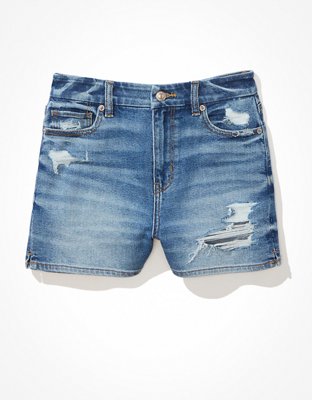 AE Stretch Curvy Denim Mom Shorts