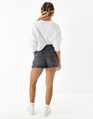 Женские шорты American Eagle AE Stretch Curvy Denim Mom Shorts — фото 2