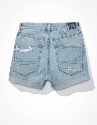 Женские джинсы American Eagle AE Stretch Curvy Denim Mom Short — фото 5