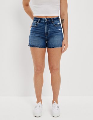 AE Stretch Curvy Denim Mom Shorts