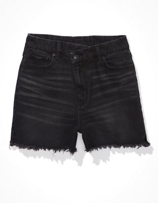 AE Stretch Crossover Denim Mom Shorts