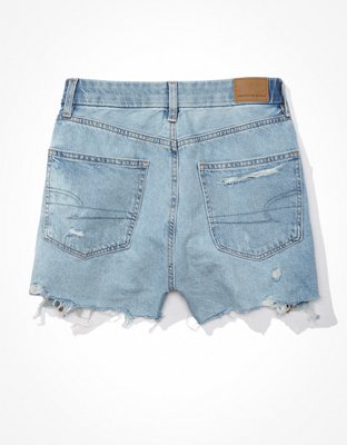 AE Curvy Denim Mom Shorts