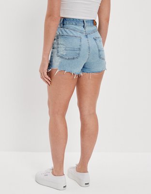 AE Curvy Denim Mom Shorts