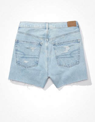 Женские джинсы American Eagle AE Real Good Repurposed Denim Curvy Mom Short — фото 4