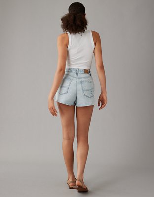 AE Stretch Curvy Denim Mom Shorts