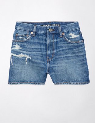 Curvy High Mom Denim Short