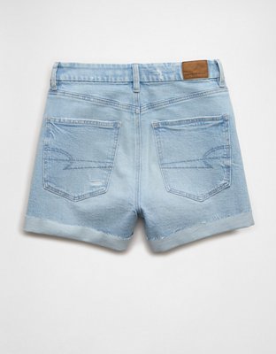 AE Strigid Super High-Waisted Curvy Mom Short