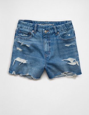 AE Strigid Super High-Waisted Curvy Mom Short