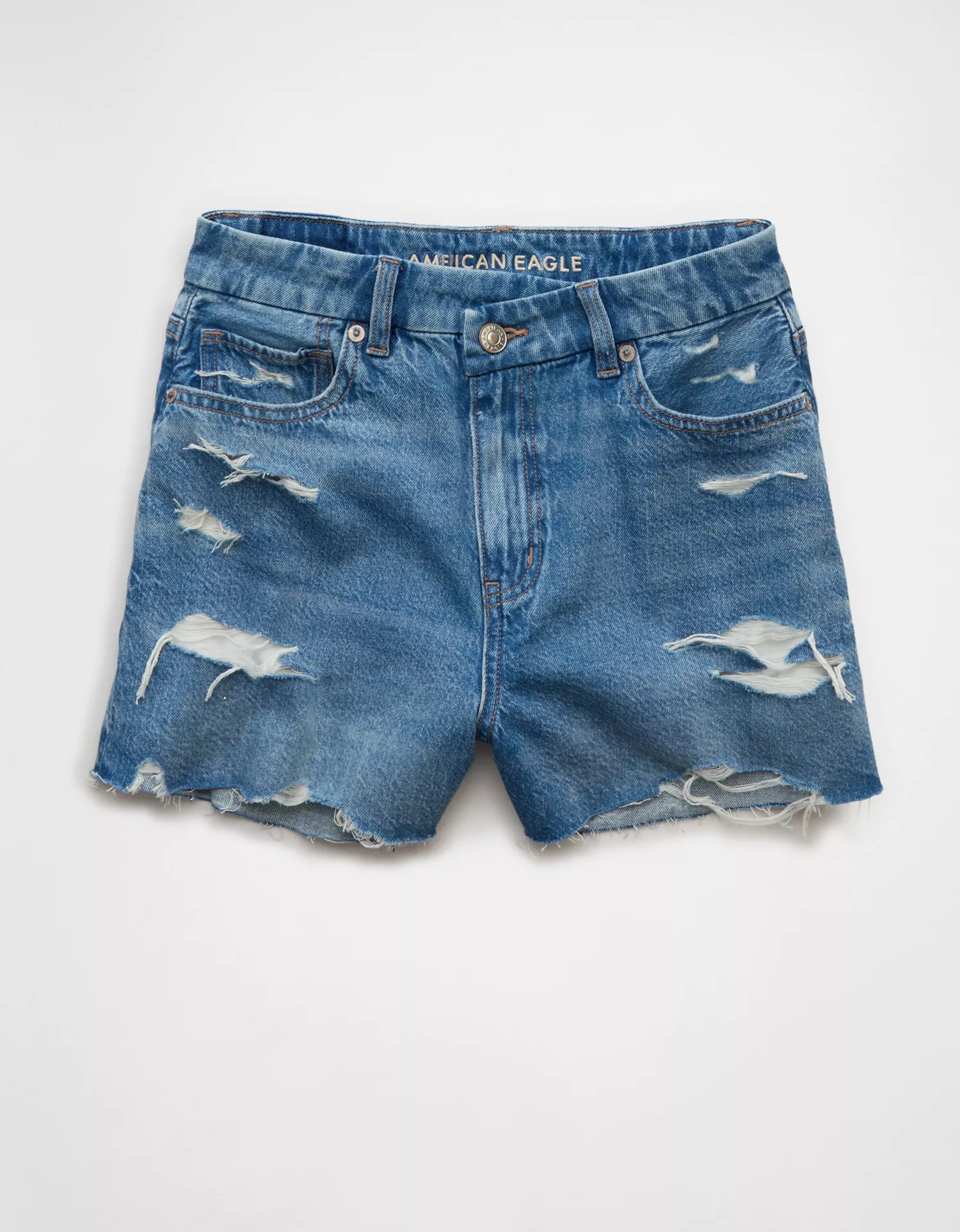 AE Strigid Super High-Waisted Curvy Mom Short - thumbnail 8