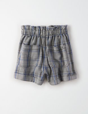 Женские шорты American Eagle AE Plaid Mom Shorts — фото 4