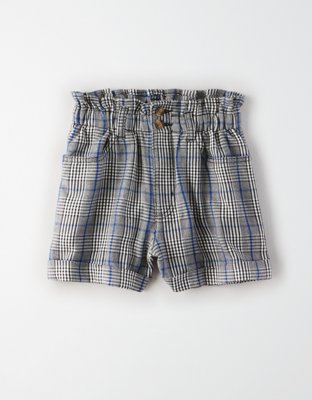 AE Plaid Mom Shorts