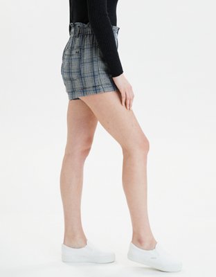 Женские шорты American Eagle AE Plaid Mom Shorts — фото 5