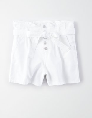 AE Paperbag Denim Mom Shorts