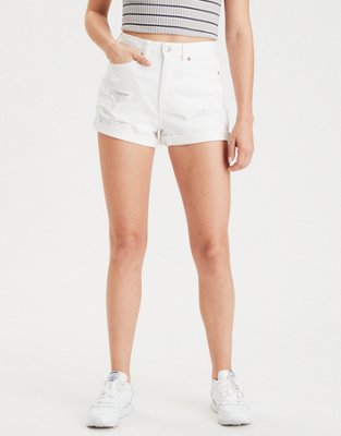AE Stretch Denim Mom Shorts