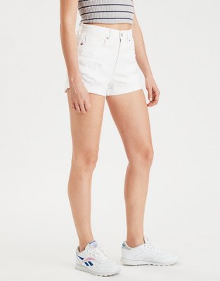 AE Stretch Denim Mom Shorts