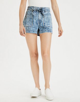 American eagle striped shorts on sale