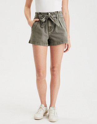 Paperbag shorts with belt - Woman