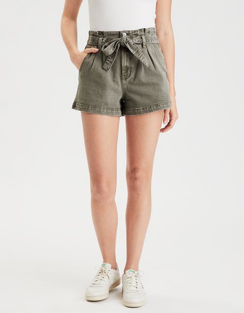 Женские шорты American Eagle AE Paperbag Mom Shorts