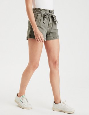 Женские шорты American Eagle AE Paperbag Mom Shorts — фото 5