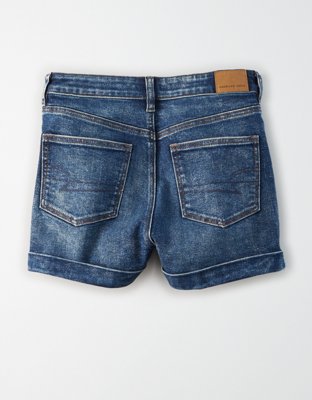 Женские джинсы American Eagle AE Stretch Highest Waist Denim Mom Short — фото 4