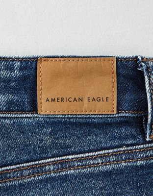 Женские джинсы American Eagle AE Stretch Highest Waist Denim Mom Short — фото 6