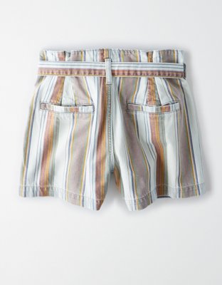 AE Paperbag Denim Mom Shorts