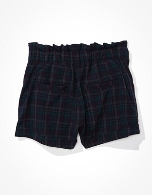 AE Plaid Mom Shorts