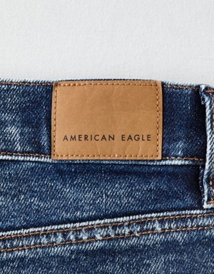 AE Stretch Denim Mom Shorts