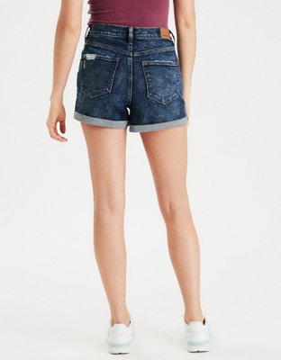 AE Stretch Denim Mom Shorts
