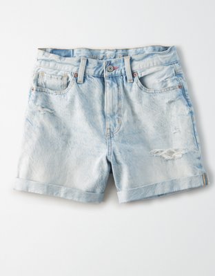 mom fit jean shorts