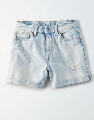 denim mom jean shorts