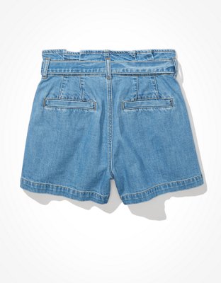 Женские джинсы American Eagle AE Paperbag Denim Mom Short — фото 4