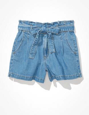 Женские джинсы American Eagle AE Paperbag Denim Mom Short — фото 3