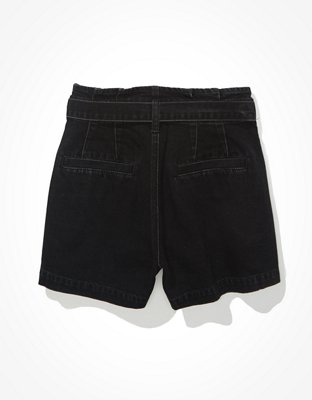 AE Paperbag Denim Mom Shorts