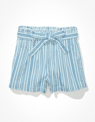 AE Paperbag Denim Mom Shorts