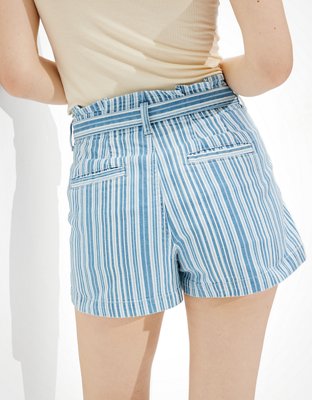 AE Paperbag Denim Mom Shorts