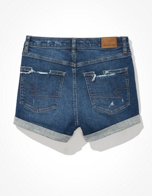 AE Stretch Denim Mom Shorts