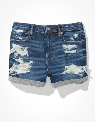 AE Stretch Denim Mom Shorts