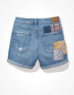 AE Highest Waist Denim Mom Shorts