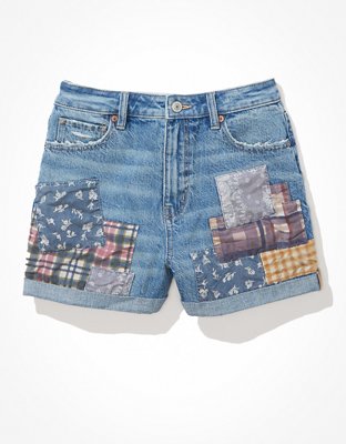 AE Highest Waist Denim Mom Shorts