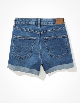 AE Stretch Denim Mom Shorts