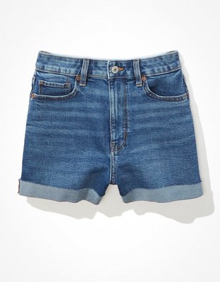 AE Stretch Denim Mom Shorts