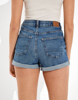 AE Stretch Denim Mom Shorts