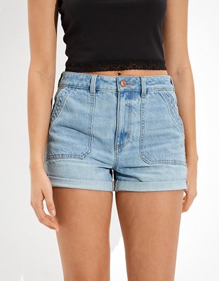 Mom jean cheap shorts american eagle