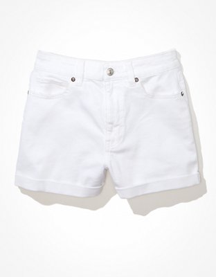 AE Stretch Crossover Denim Mom Shorts