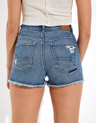 AE Stretch Denim Mom Shorts
