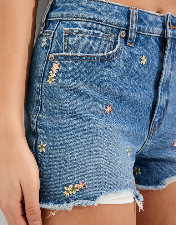 AE Denim Mom Shorts