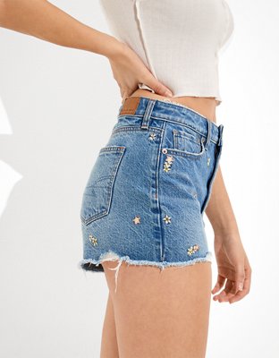 Женские шорты American Eagle AE Denim Mom Shorts — фото 5