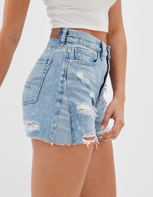 Женские шорты American Eagle AE Real Good Repurposed Denim Mom Shorts — фото 5